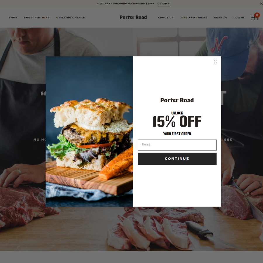 porterroad.com homepage screenshot