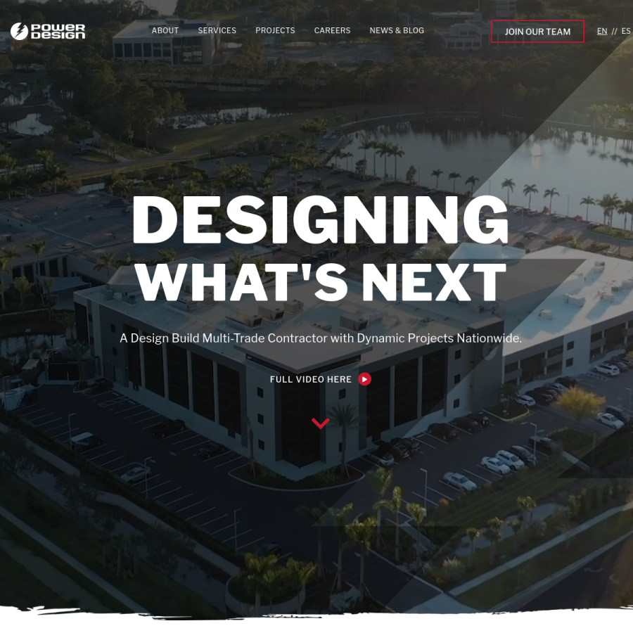 powerdesigninc.us homepage screenshot