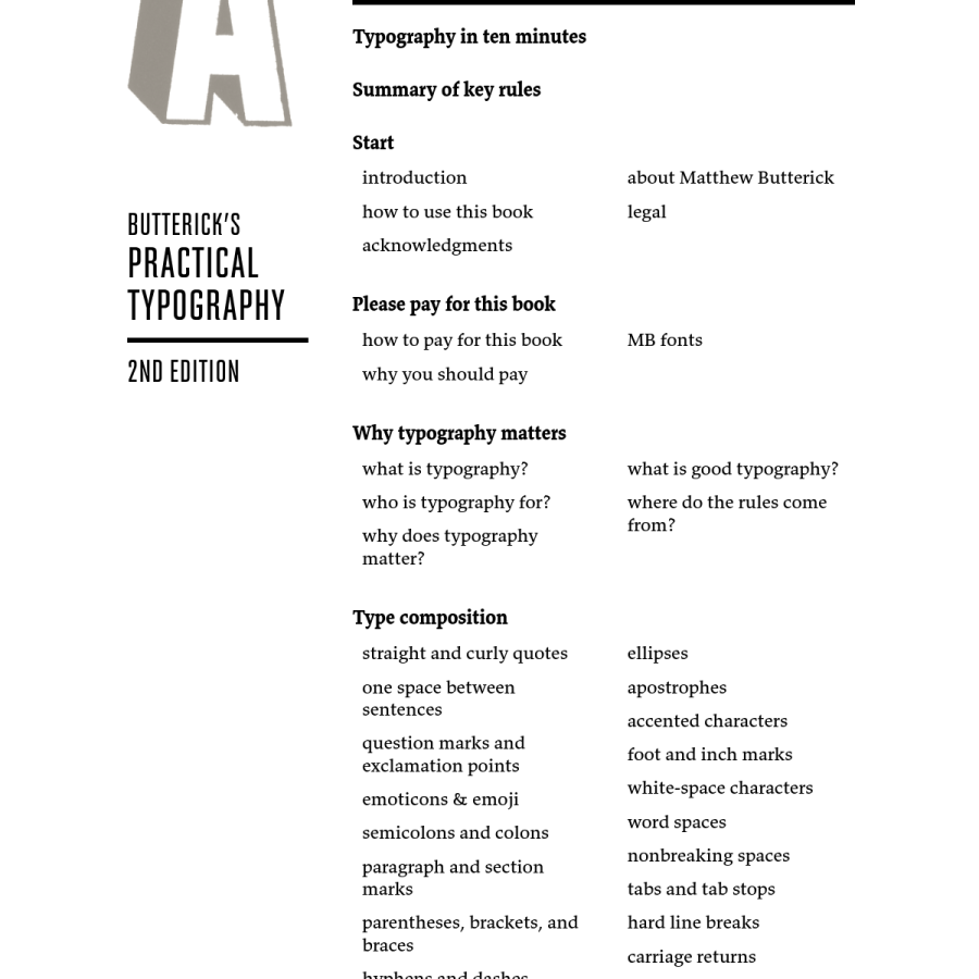 practicaltypography.com homepage screenshot