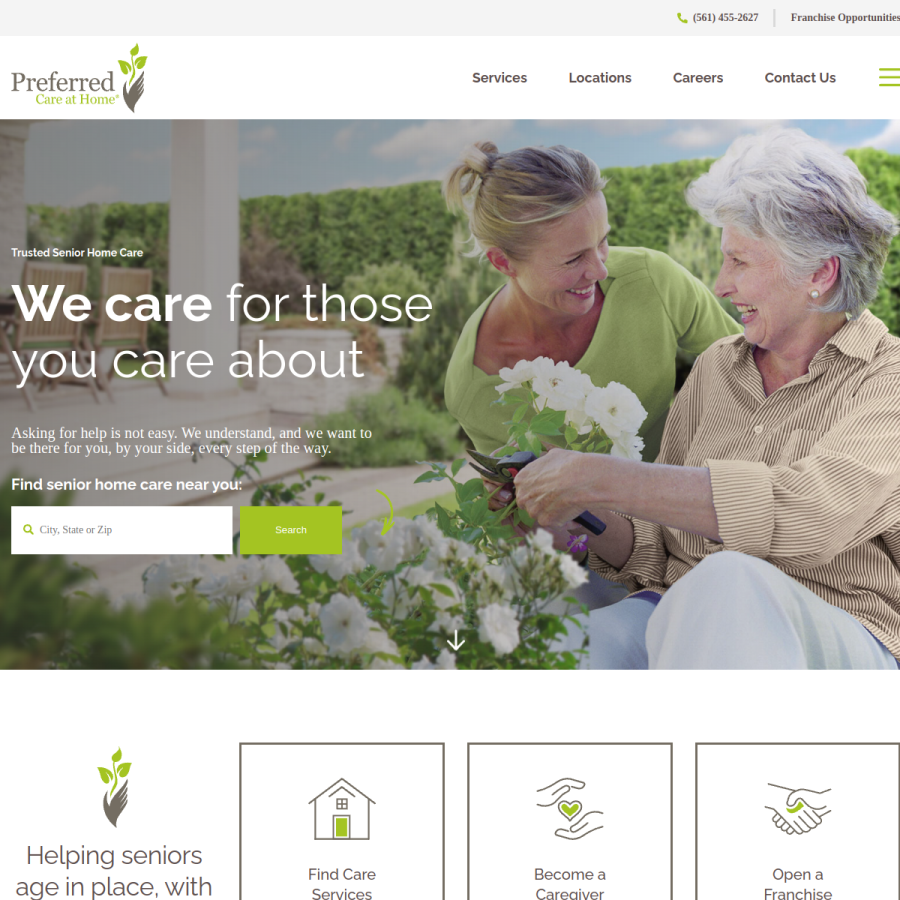 preferhome.com homepage screenshot