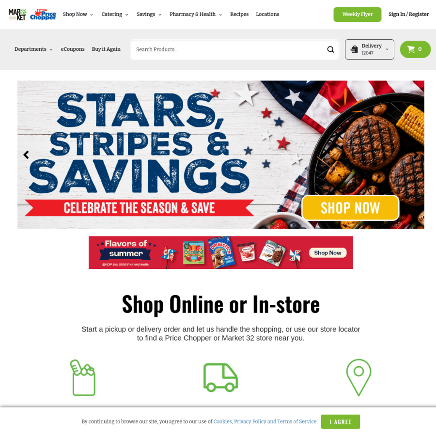 pricechopper.com homepage screenshot