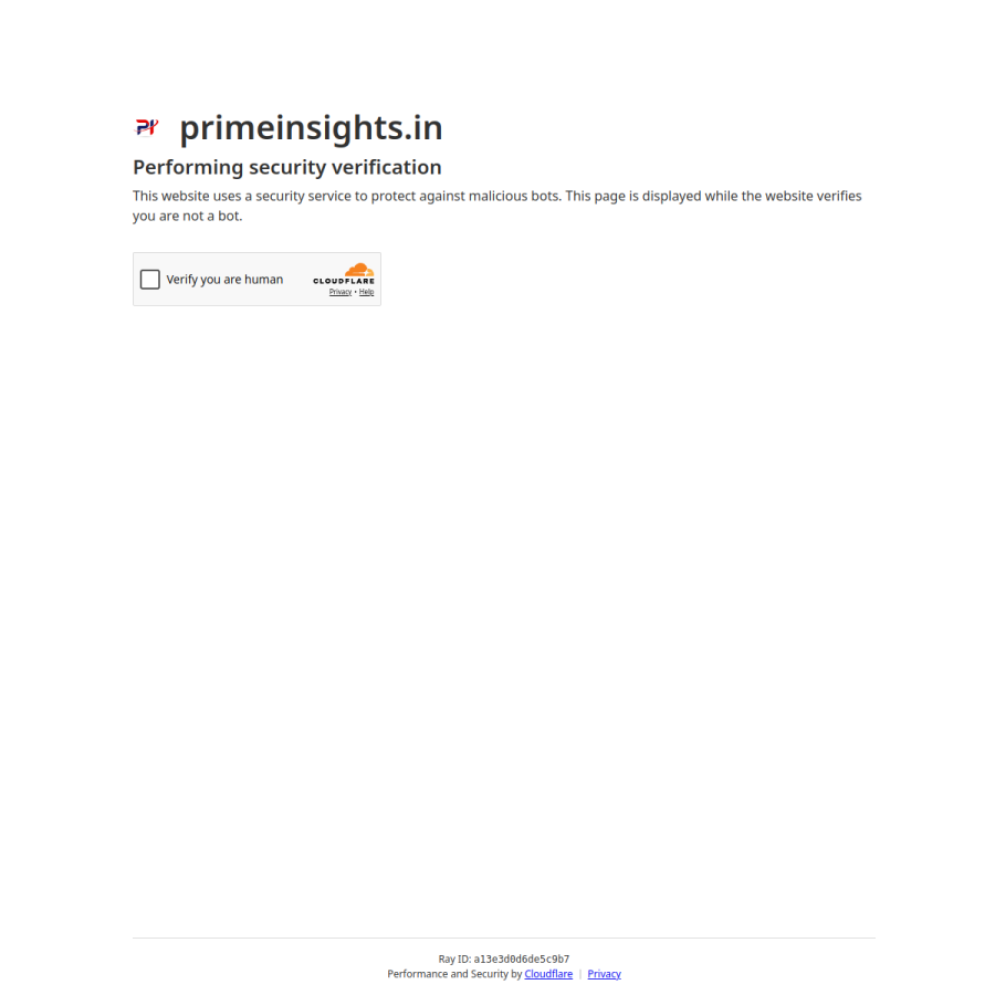 primeinsights.in homepage screenshot
