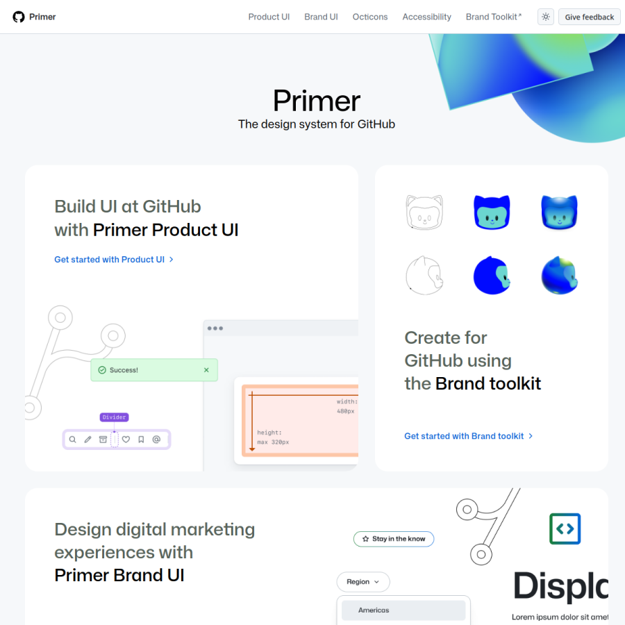 primer.style homepage screenshot
