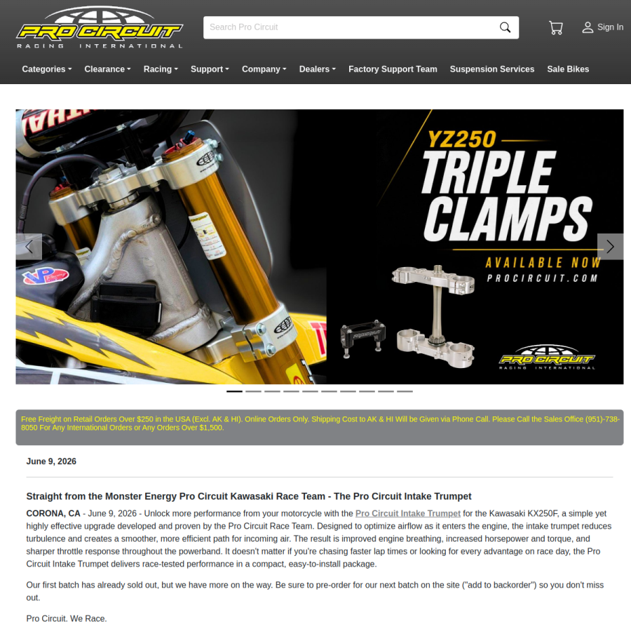 procircuit.com homepage screenshot
