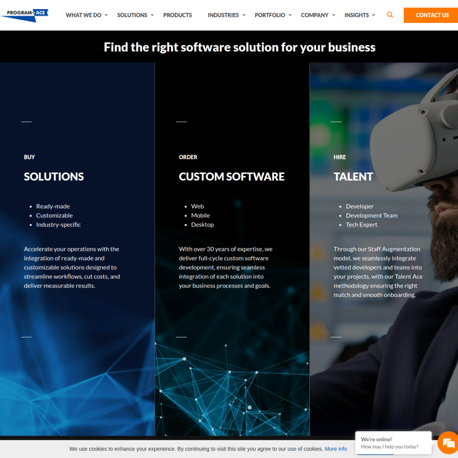 program-ace.com homepage screenshot