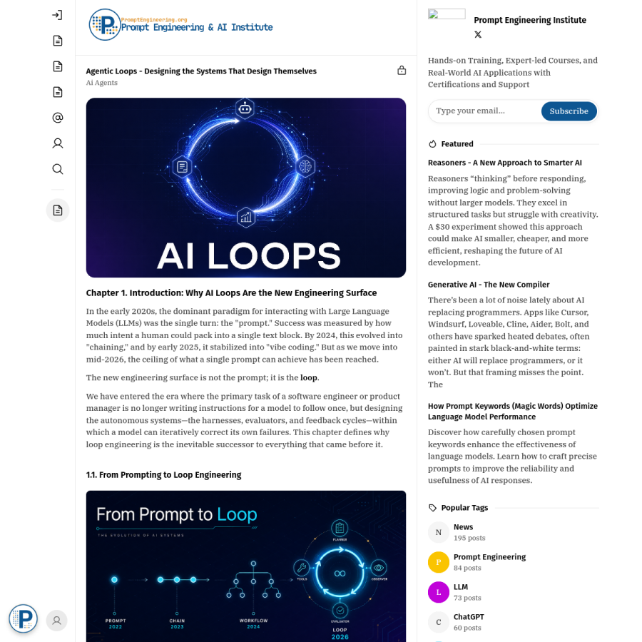 promptengineering.org homepage screenshot