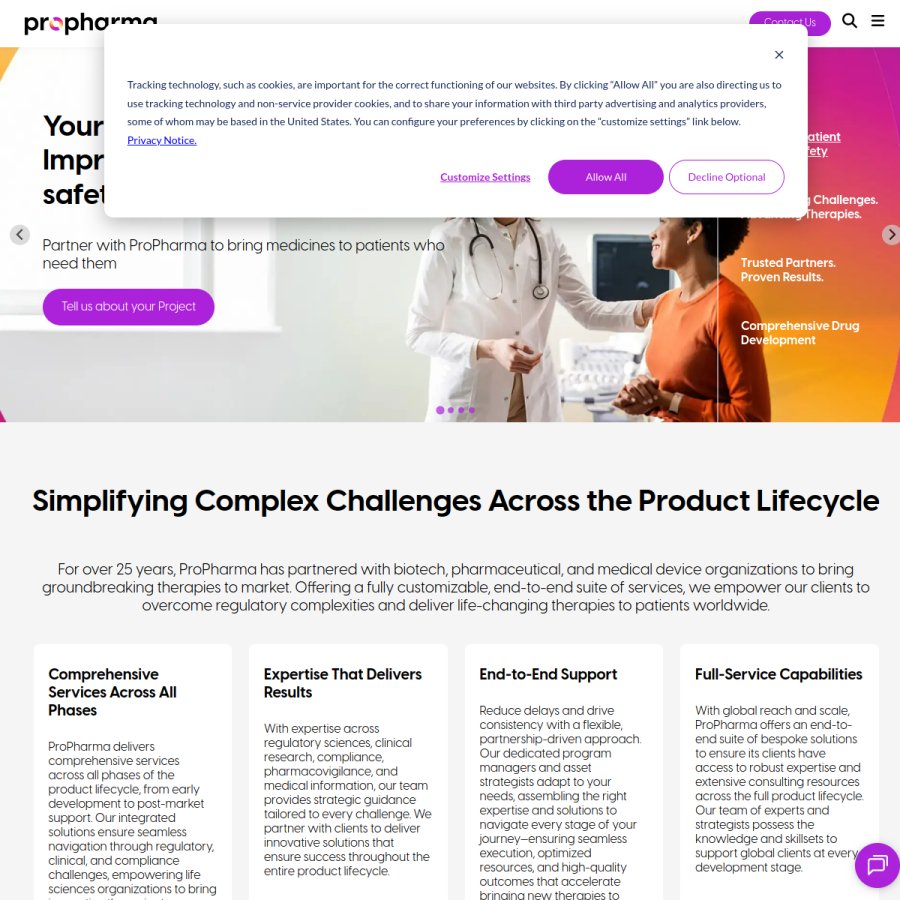 propharmagroup.com homepage screenshot