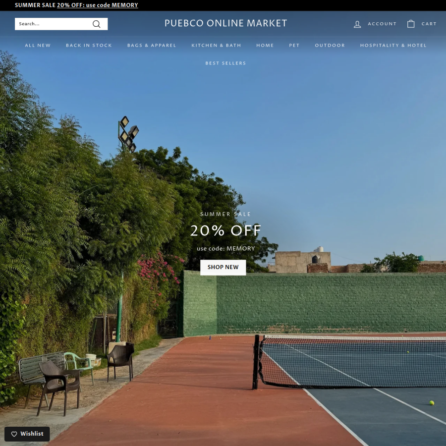 puebco.us homepage screenshot