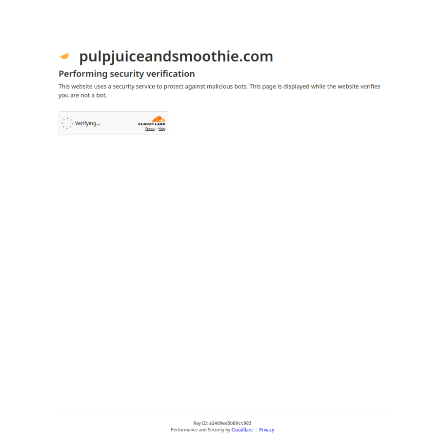 pulpjuiceandsmoothie.com homepage screenshot