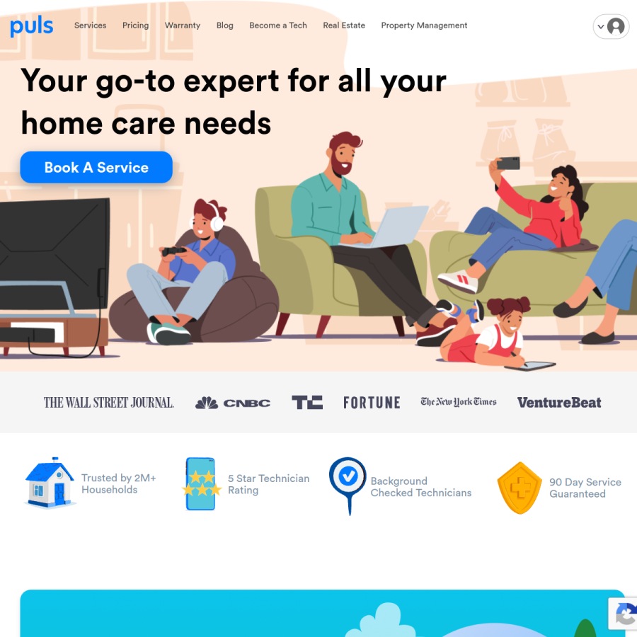 puls.com homepage screenshot