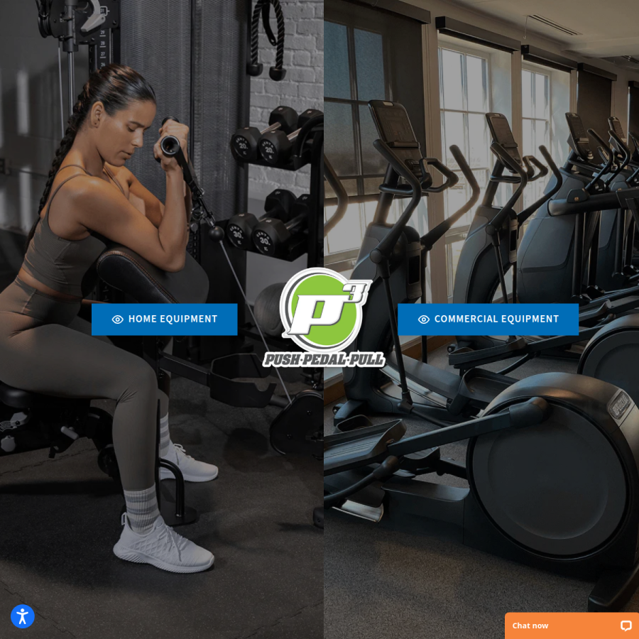 pushpedalpull.com homepage screenshot