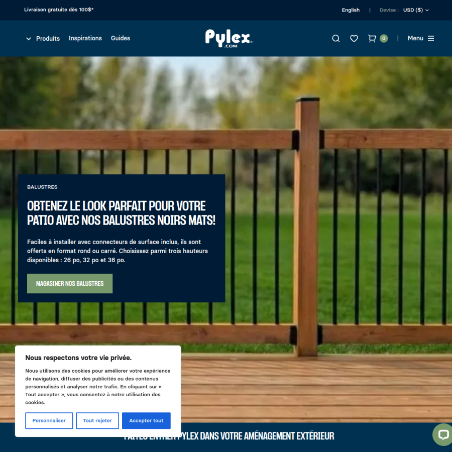 pylex.com homepage screenshot