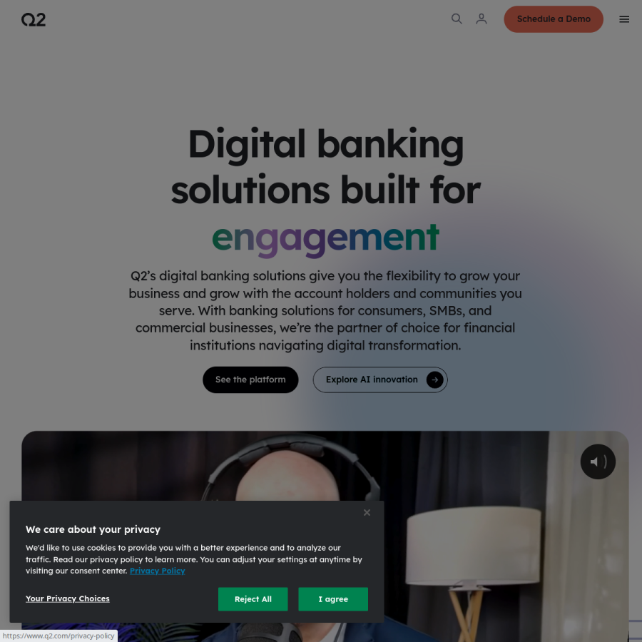 q2.com homepage screenshot
