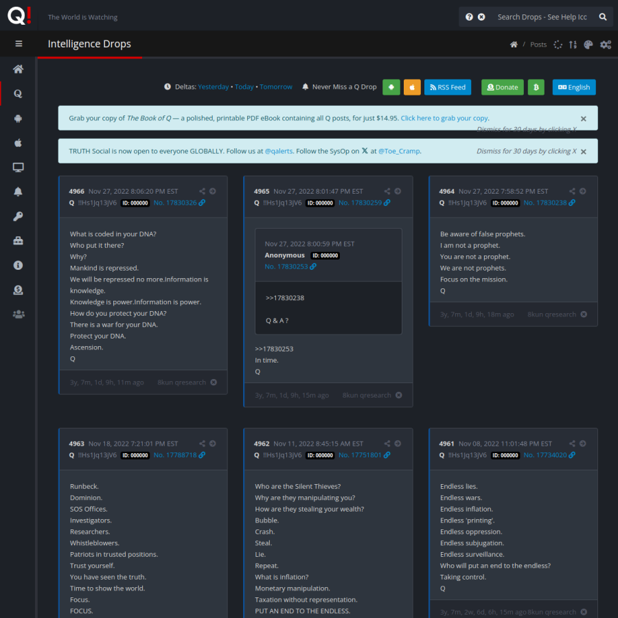 qalerts.app homepage screenshot