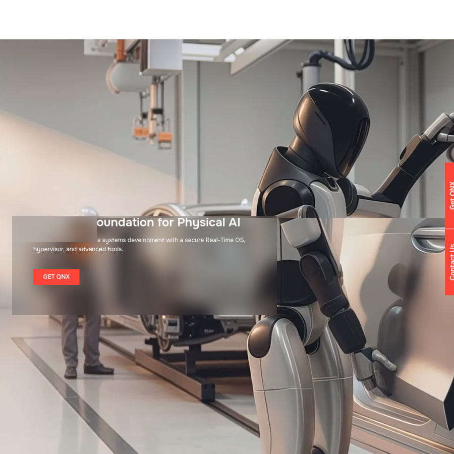 qnx.com homepage screenshot