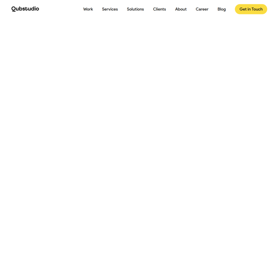 qubstudio.com homepage screenshot