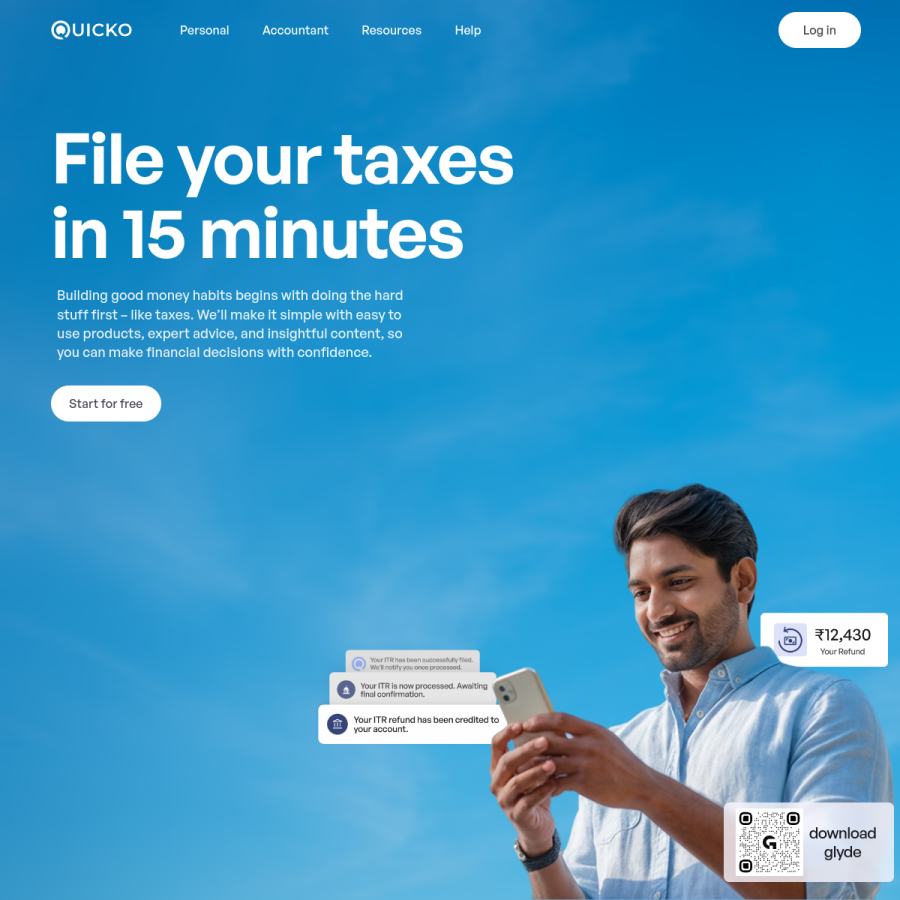 quicko.com homepage screenshot
