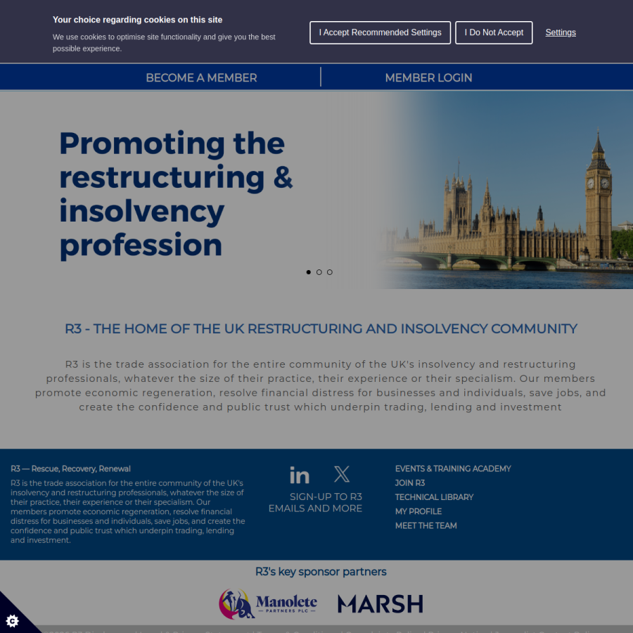 r3.org.uk homepage screenshot