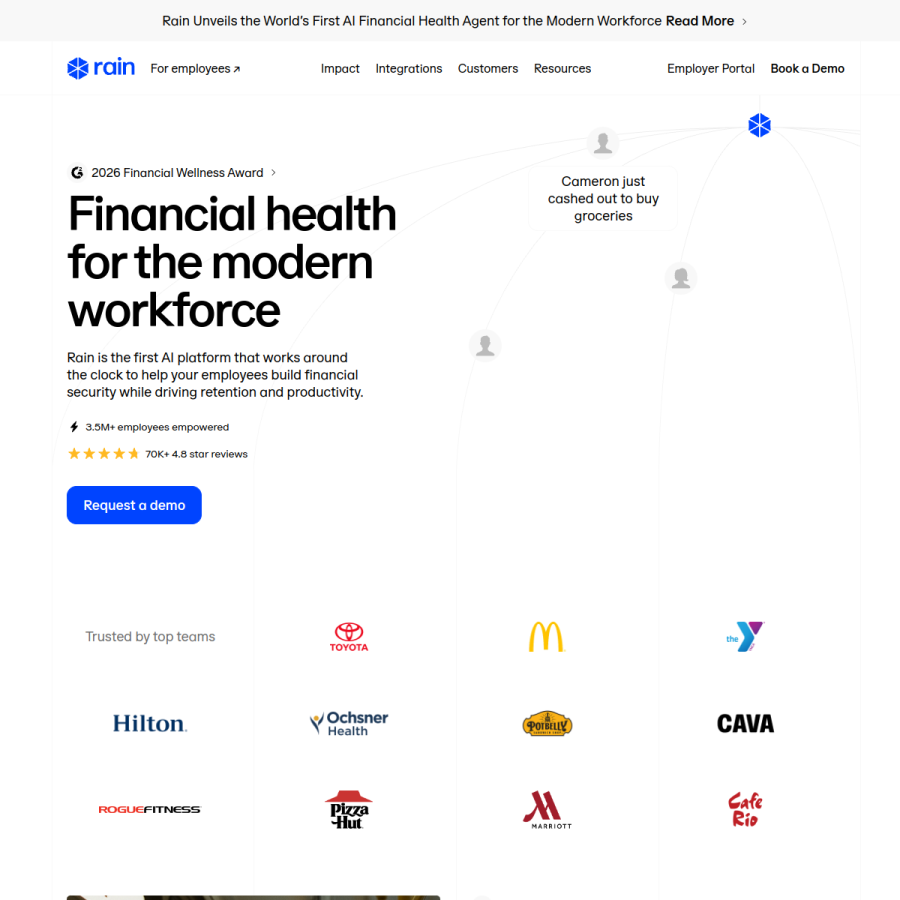 rainapp.com homepage screenshot