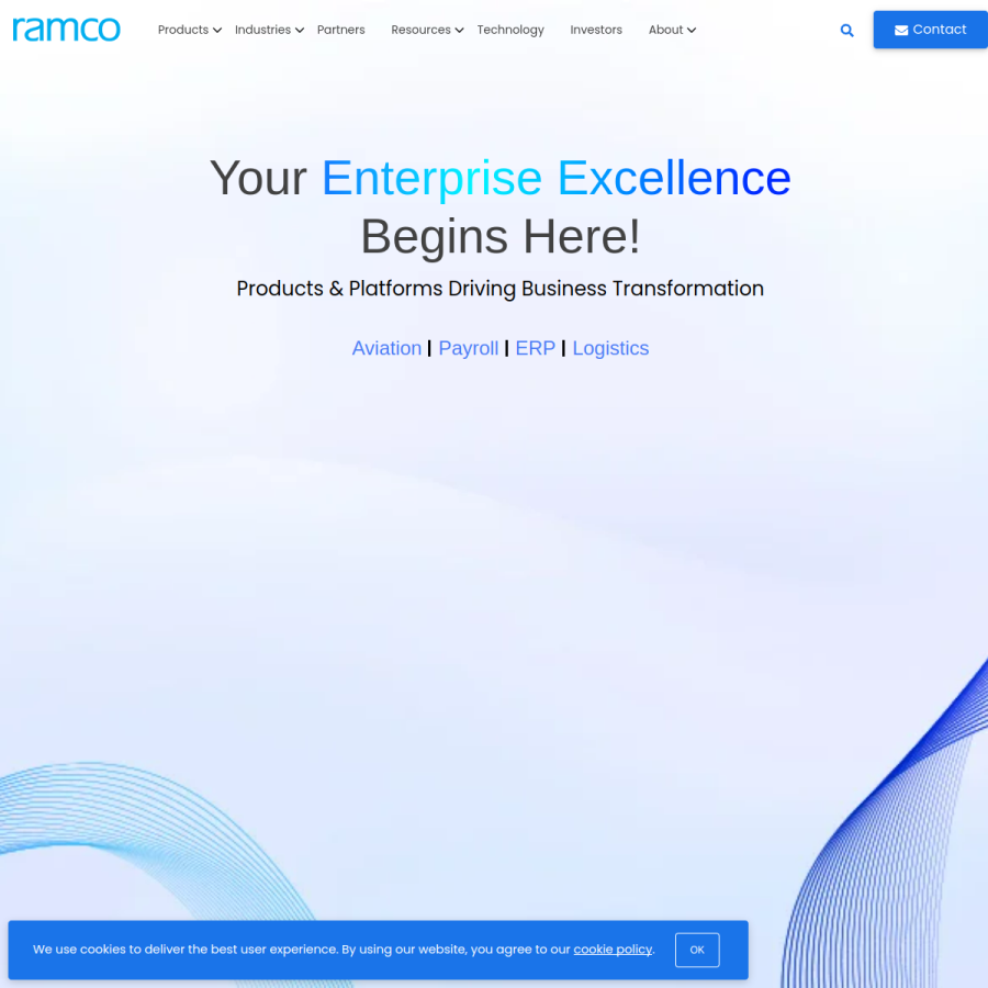 ramco.com homepage screenshot