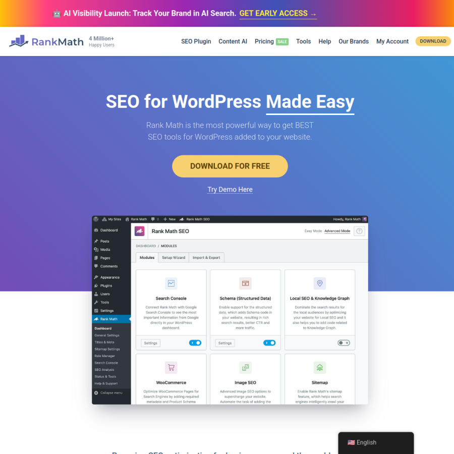 rankmath.com homepage screenshot