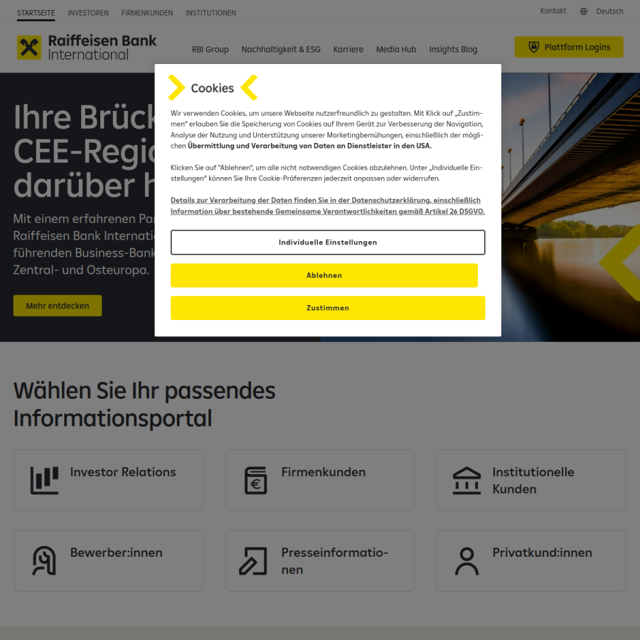 rbinternational.com homepage screenshot