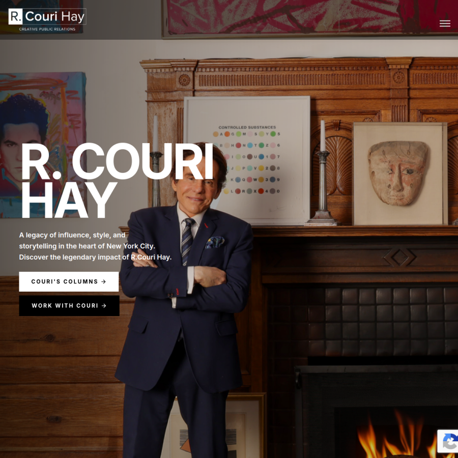 rcourihay.com homepage screenshot