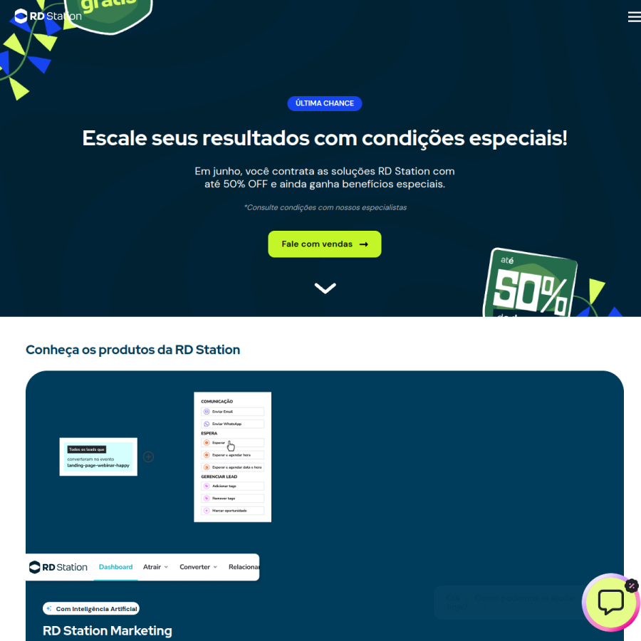 rdstation.com homepage screenshot