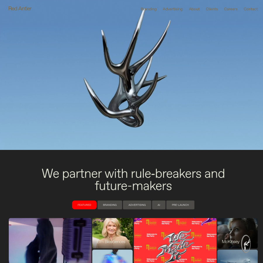 redantler.com homepage screenshot