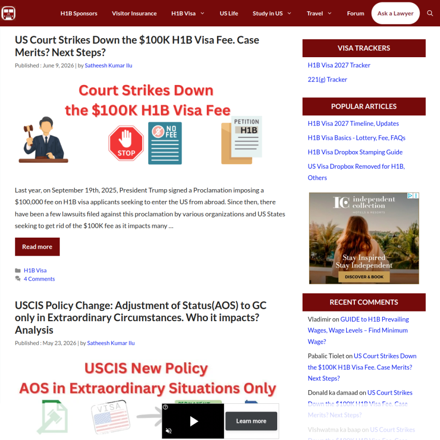 redbus2us.com homepage screenshot