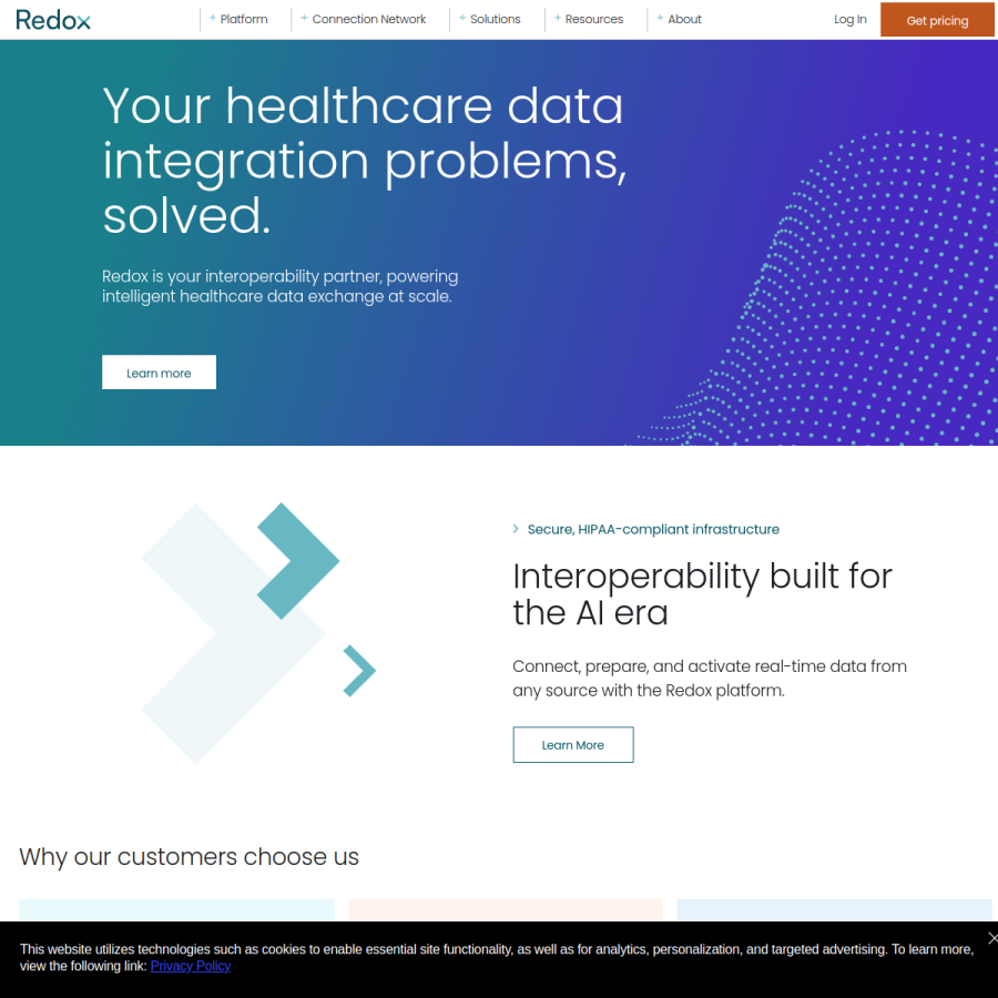 redoxengine.com homepage screenshot