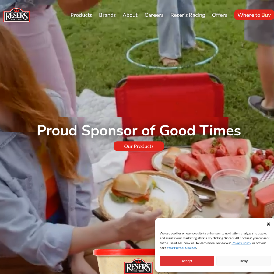 resers.com homepage screenshot