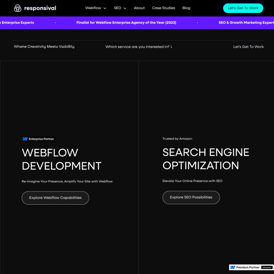 responsival.com homepage screenshot