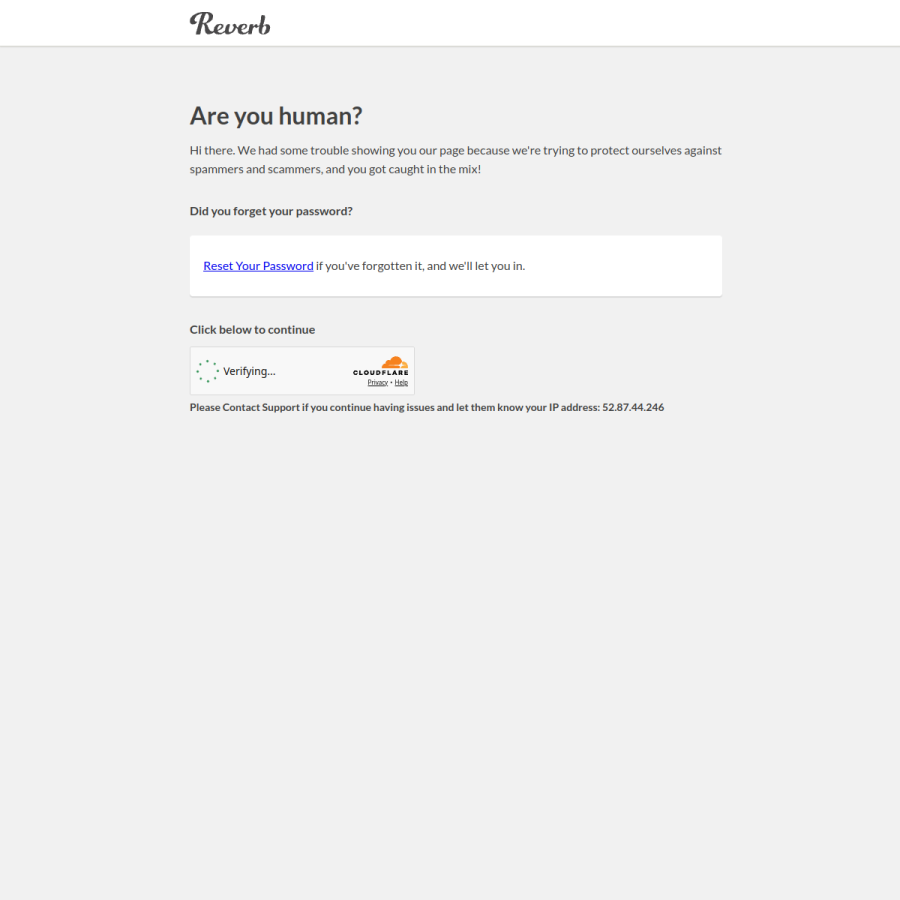 reverb.com homepage screenshot