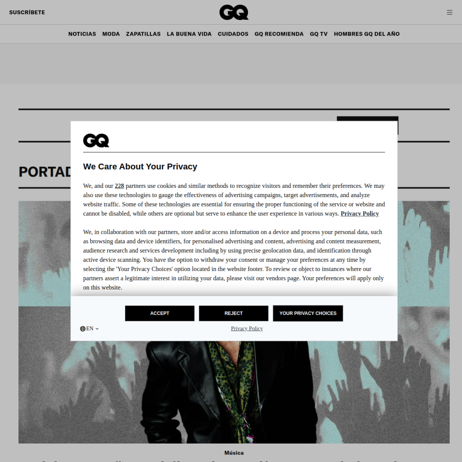 revistagq.com homepage screenshot