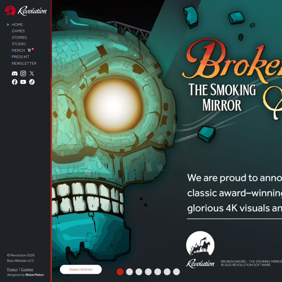revolution.co.uk homepage screenshot