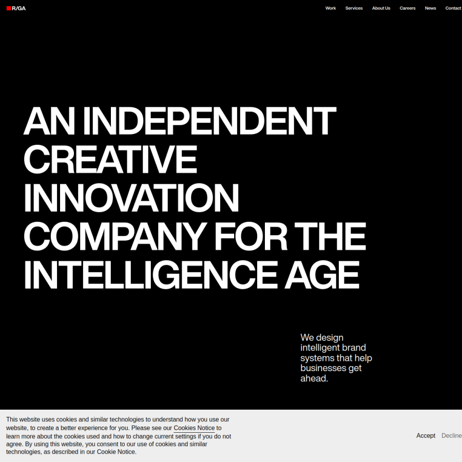 rga.com homepage screenshot
