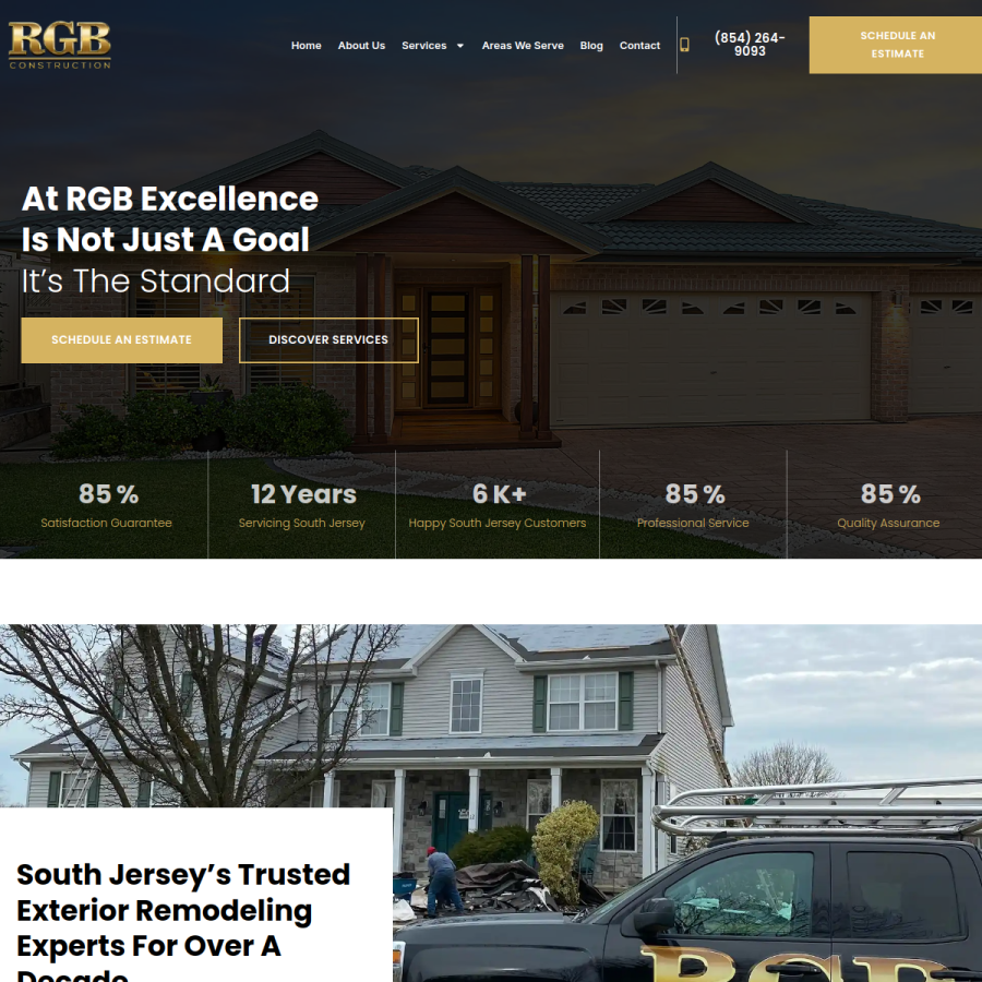 rgbconstructionservices.com homepage screenshot