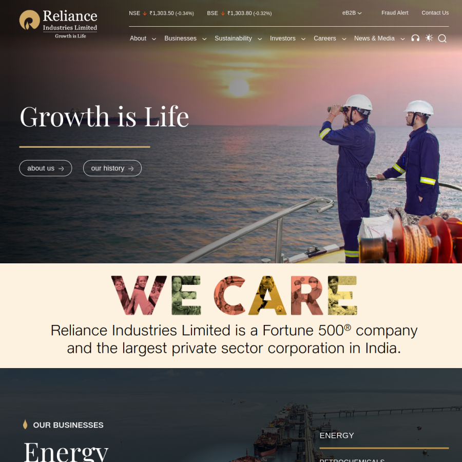ril.com homepage screenshot
