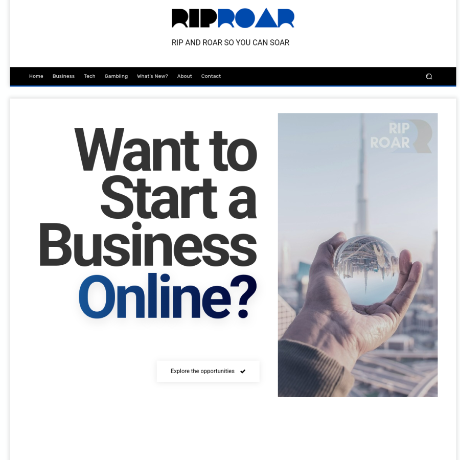 riproar.com homepage screenshot