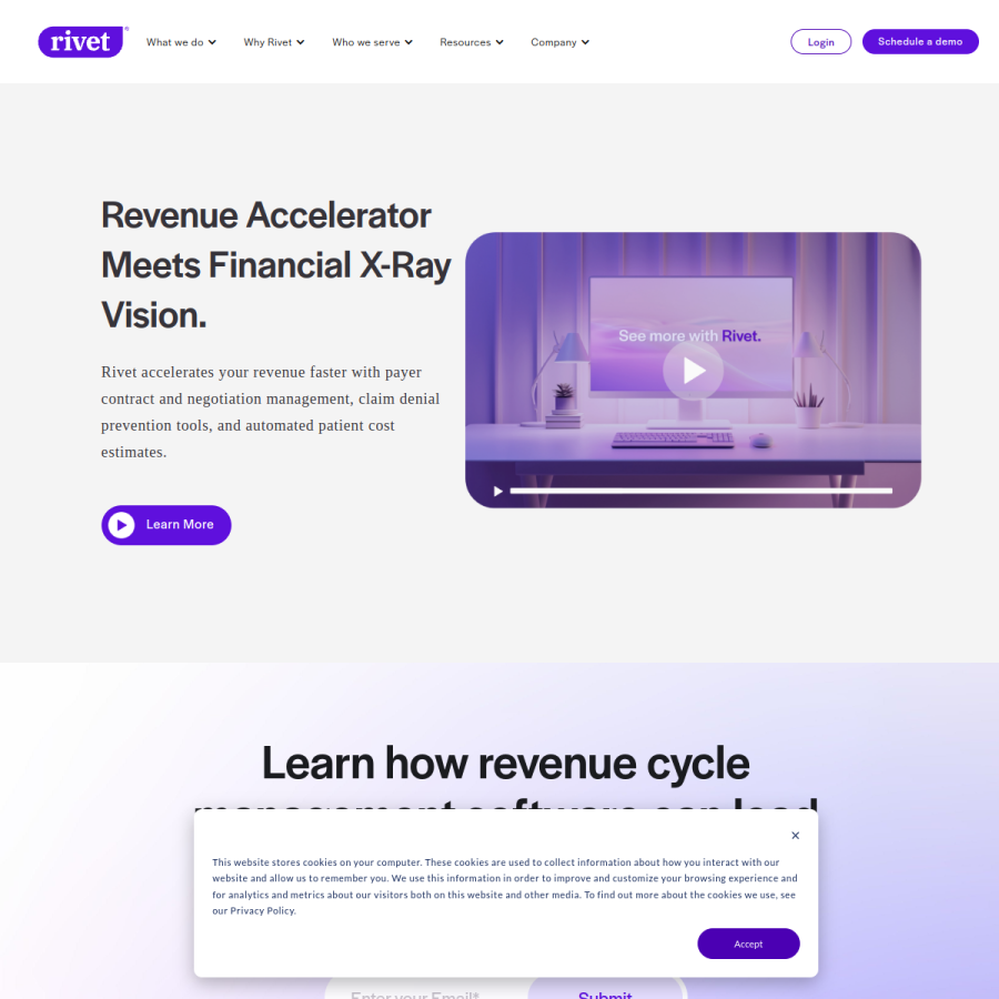 rivethealth.com homepage screenshot