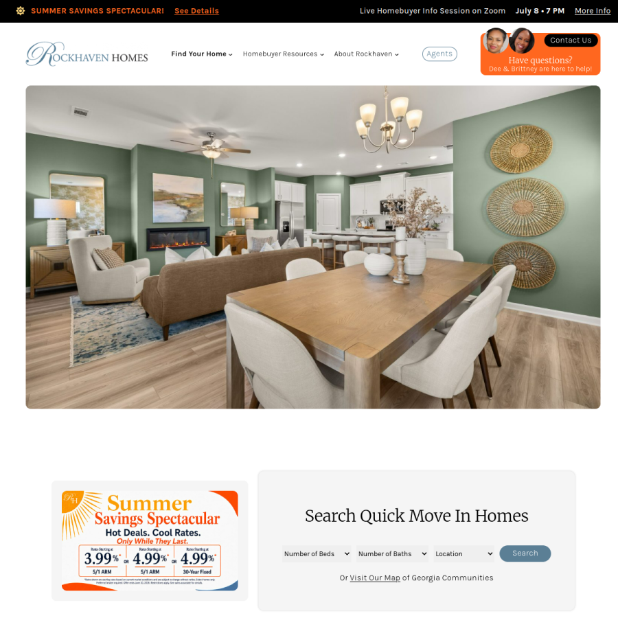 rockhavenga.com homepage screenshot