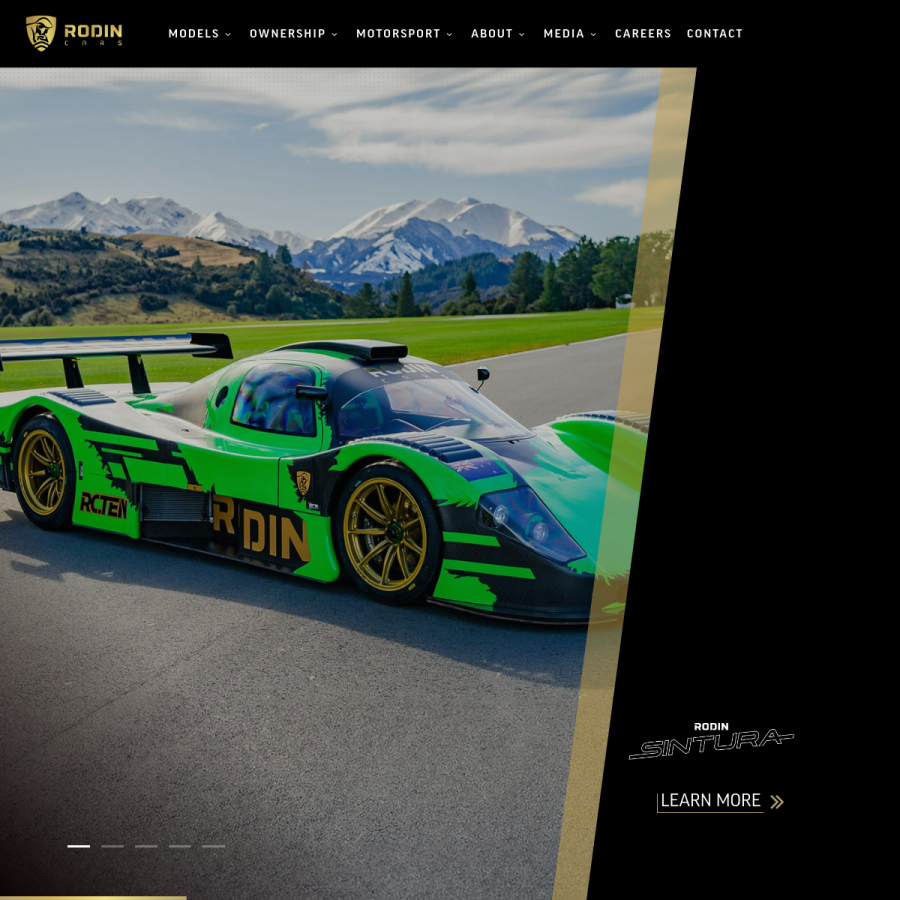 rodin-cars.com homepage screenshot