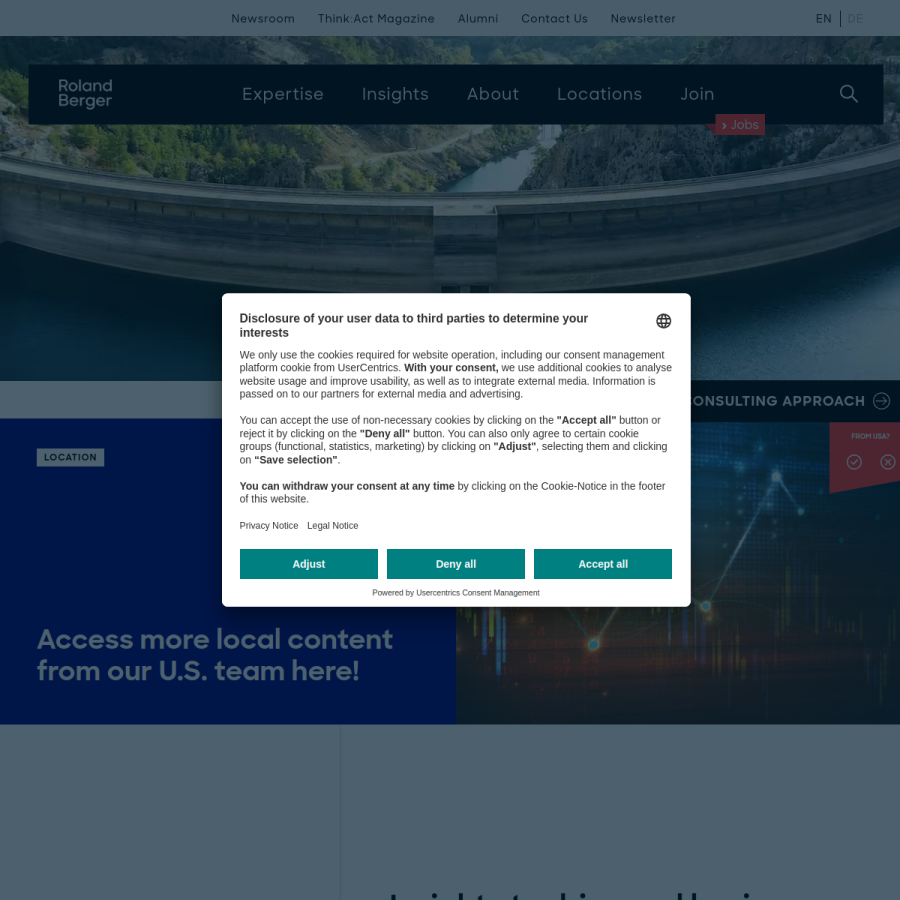 rolandberger.com homepage screenshot