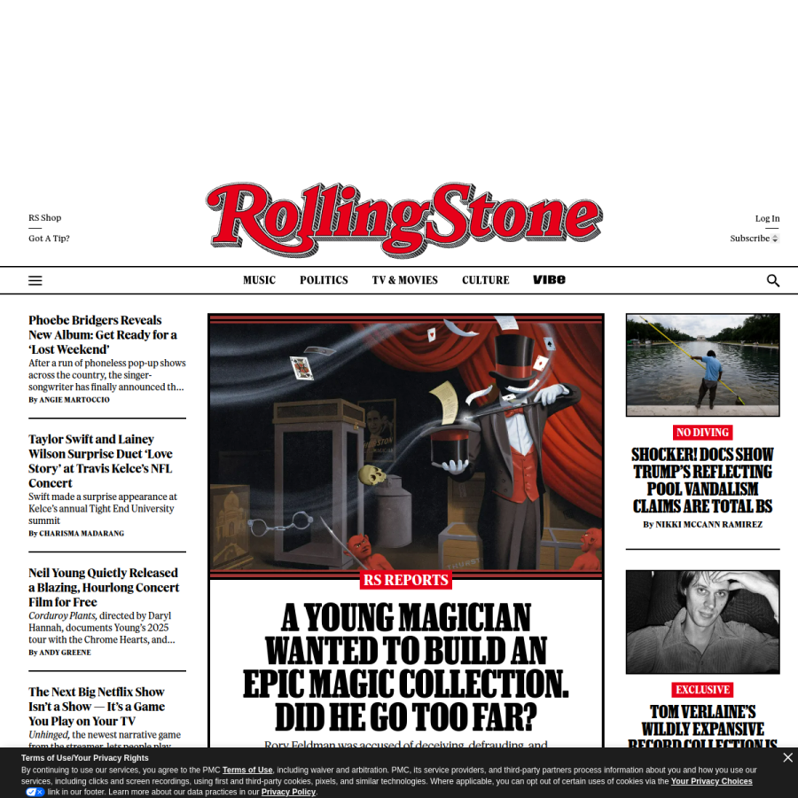 rollingstone.com homepage screenshot