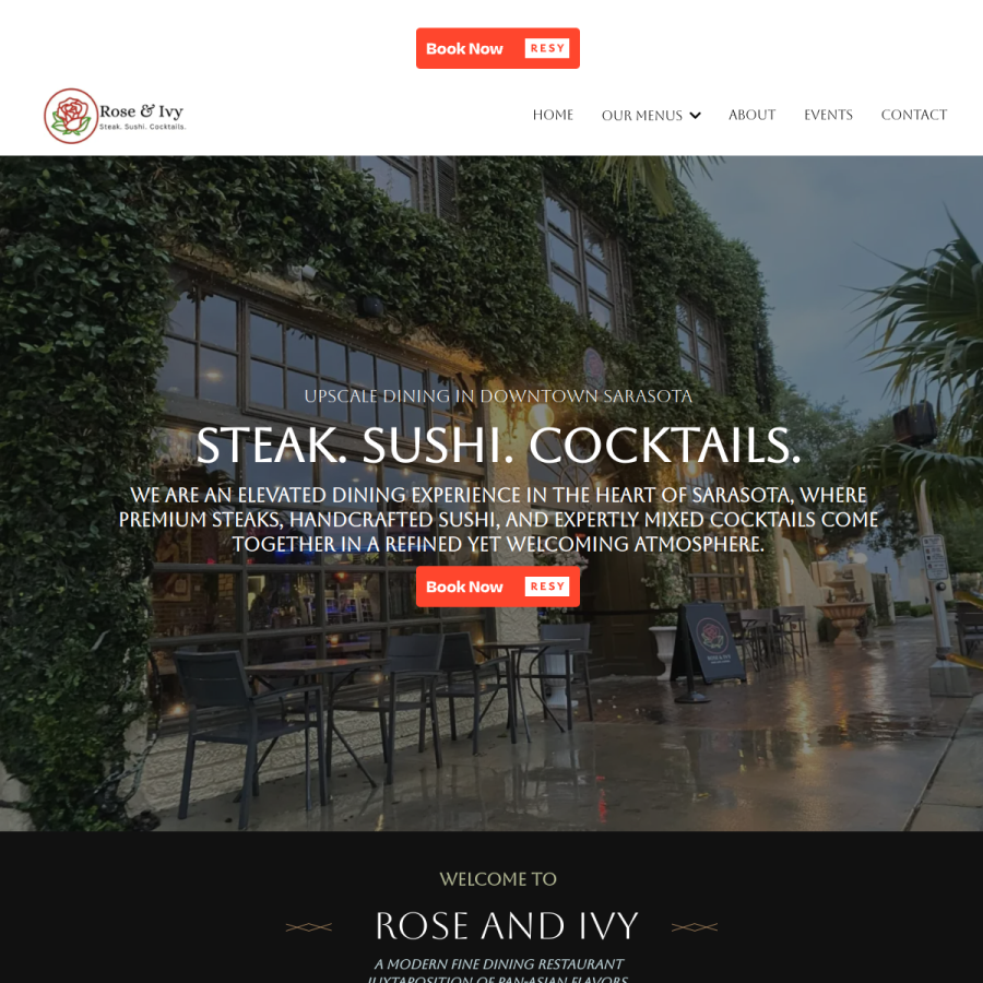 roseivysrq.com homepage screenshot