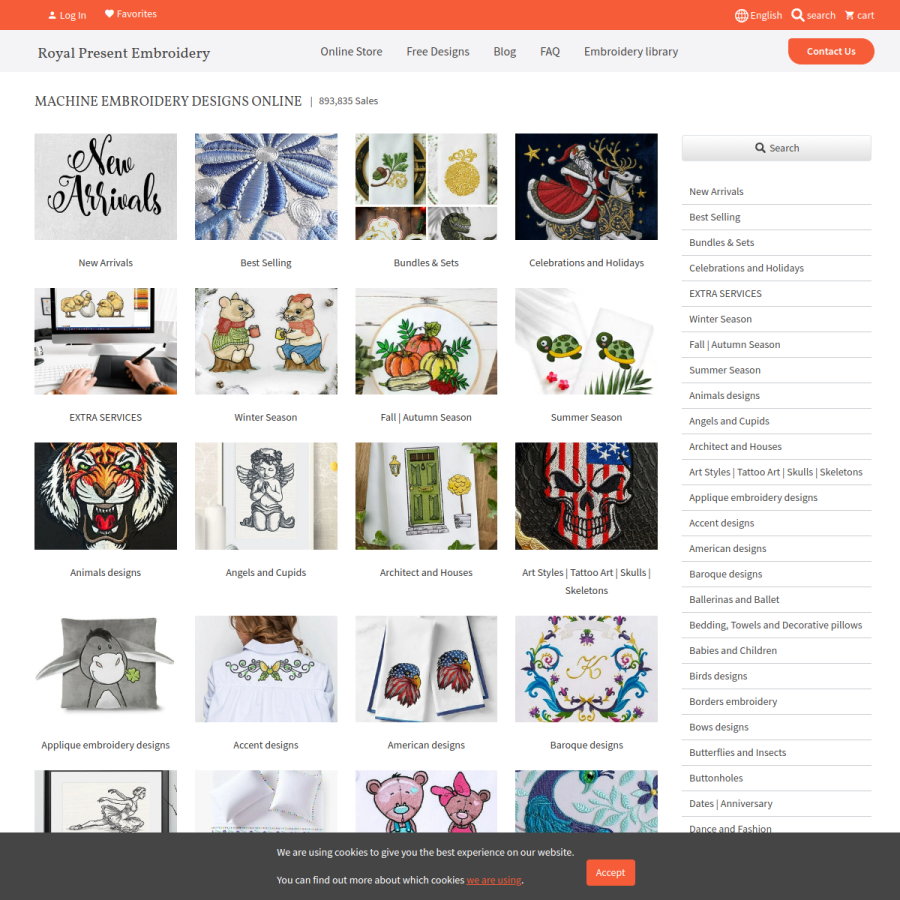 royal-present.com homepage screenshot