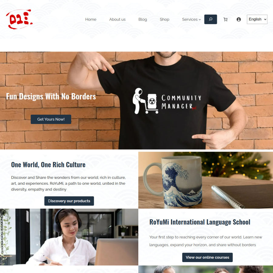 royumi.com homepage screenshot