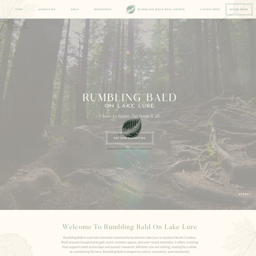 rumblingbald.com homepage screenshot