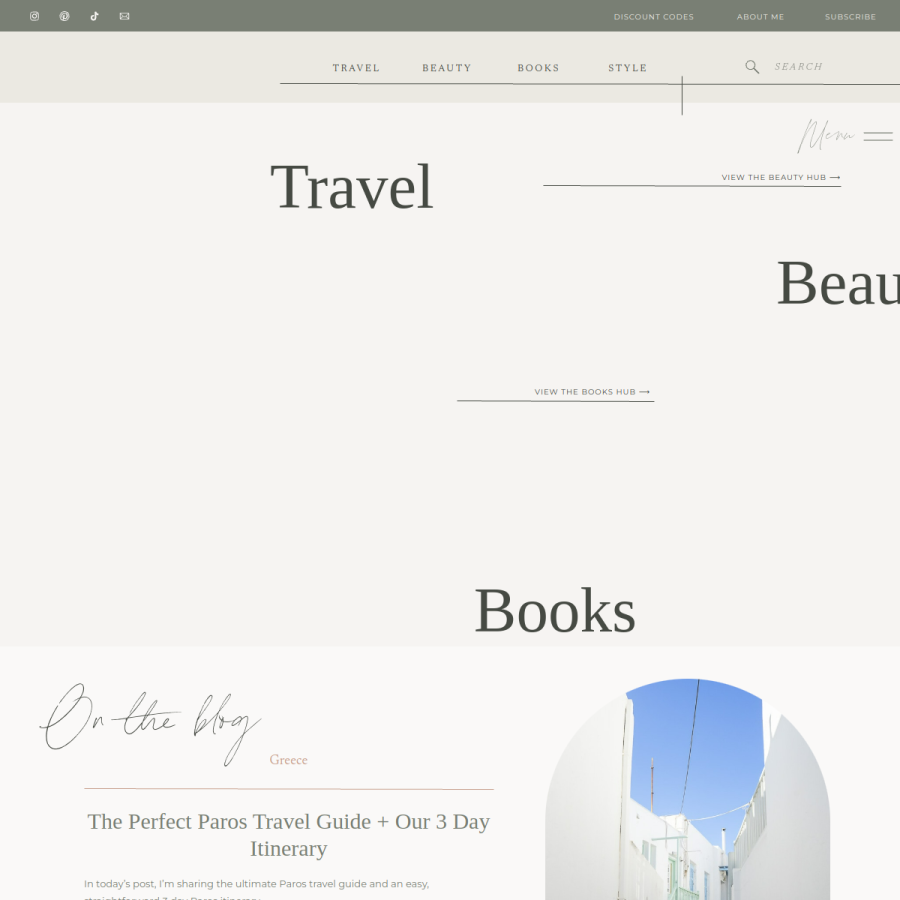 ruthnuss.com homepage screenshot